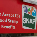 SNAP Funding SHOCK: 42 Million in Limbo Red sign showing SNAP EBT food stamp benefits