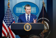 War Secretary Pete Hegseth