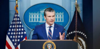 War Secretary Pete Hegseth