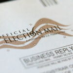 GOP Civil War Erupts Over Trump Mail Ban Official election mail envelope with postal service markings