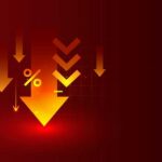 SHOCKING Box-Office Plunge Graphic representation of downward arrows and a percentage symbol on a red background