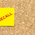 Plastic Panic Hits Freezers Nationwide Yellow sticky note with the word 'RECALL' on a corkboard
