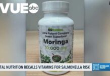 Total Nutrition recalls vitamins for salmonella risk